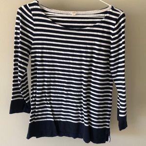 J. Crew 3/4 sleeve top